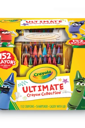 Crayola® Ultimate Crayon Case, Sharpener Caddy, 152 Colors