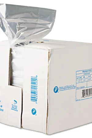 Inteplast Group Food Bags, 2 gal, 8" x 4" x 18", Clear, 1,000/Carton