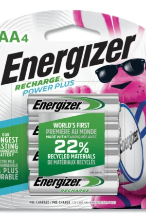 Energizer® Nimh Rechargeable Aa Batteries, 1.2 V, 4/pack