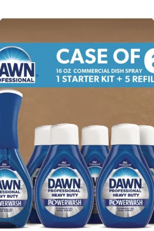 Dawn® Professional Heavy Duty Powerwash Commercial Dish Spray, 16 oz, 6 Pack: 1 Starter Kit Plus 5 Refills